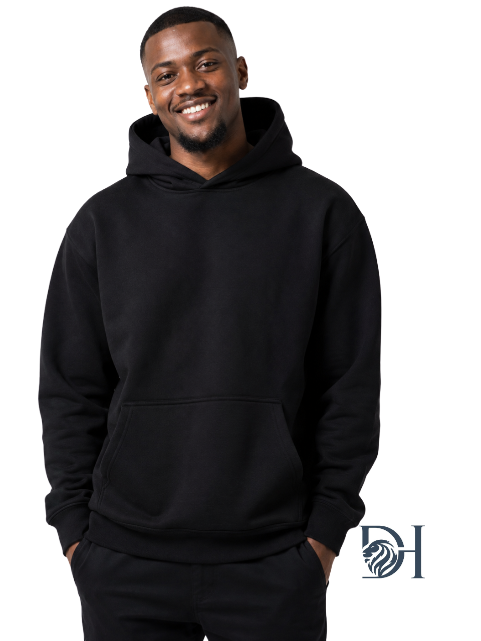 430G Black Heavyweight Hoodie DH