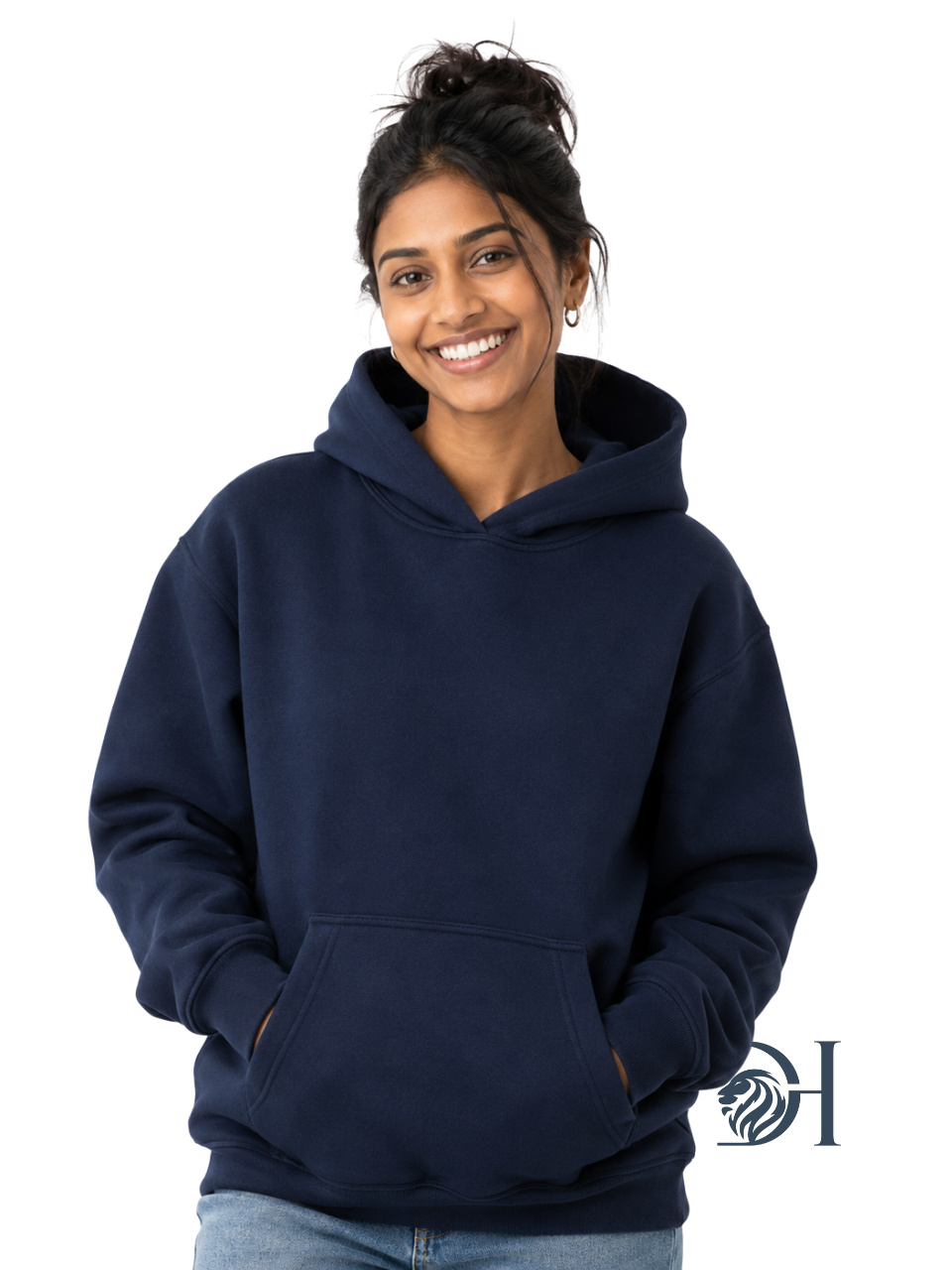 430G Navy Heavyweight Hoodie DH