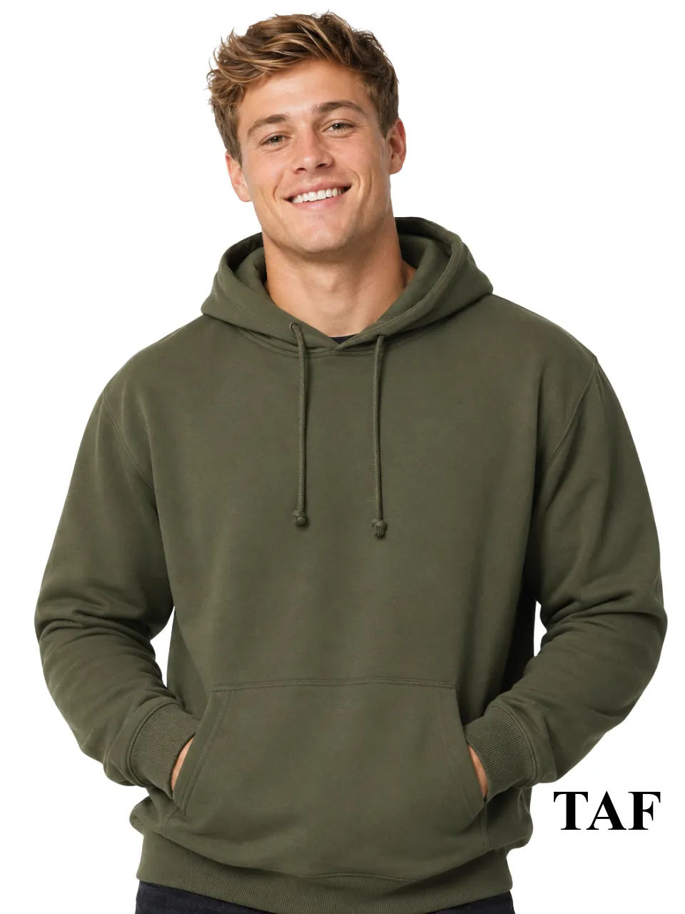300g Olive Green Heavy Hoodie TAF