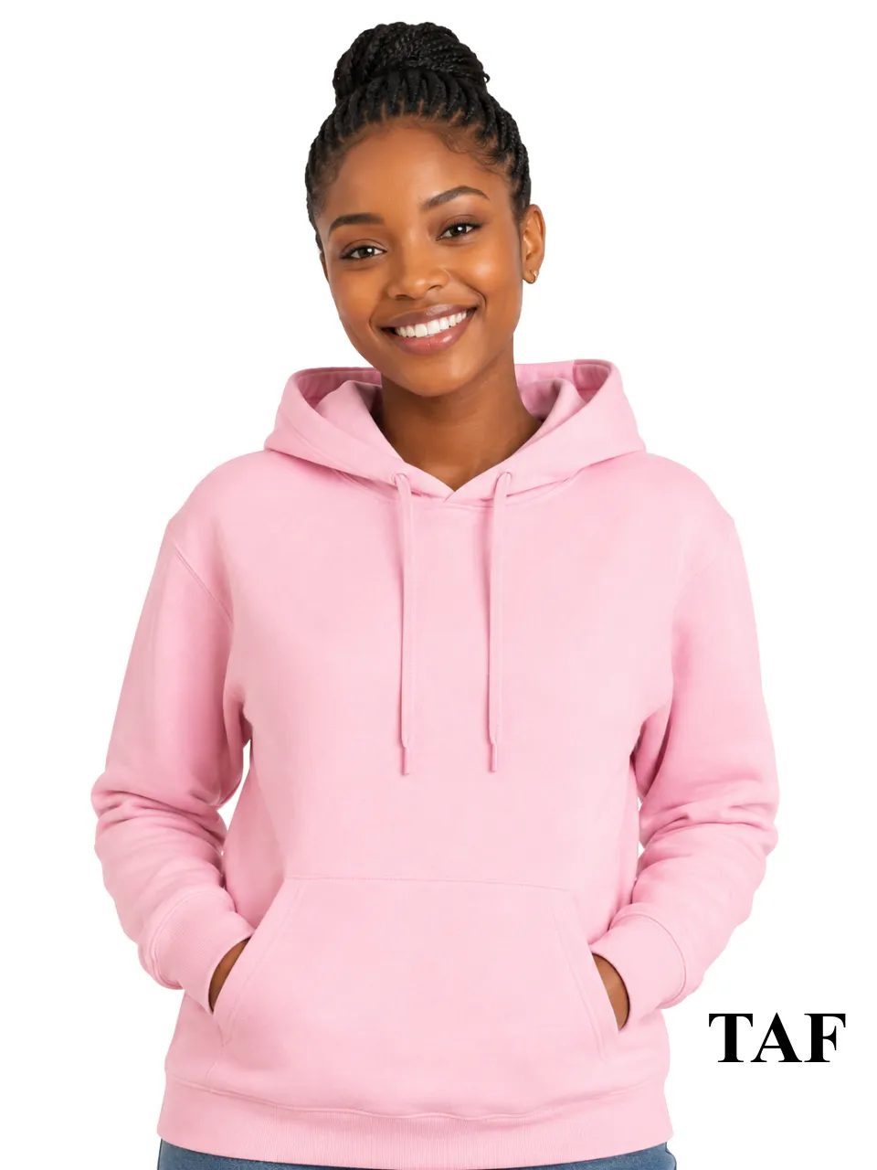 300g Light Pink Heavy Hoodie TAF