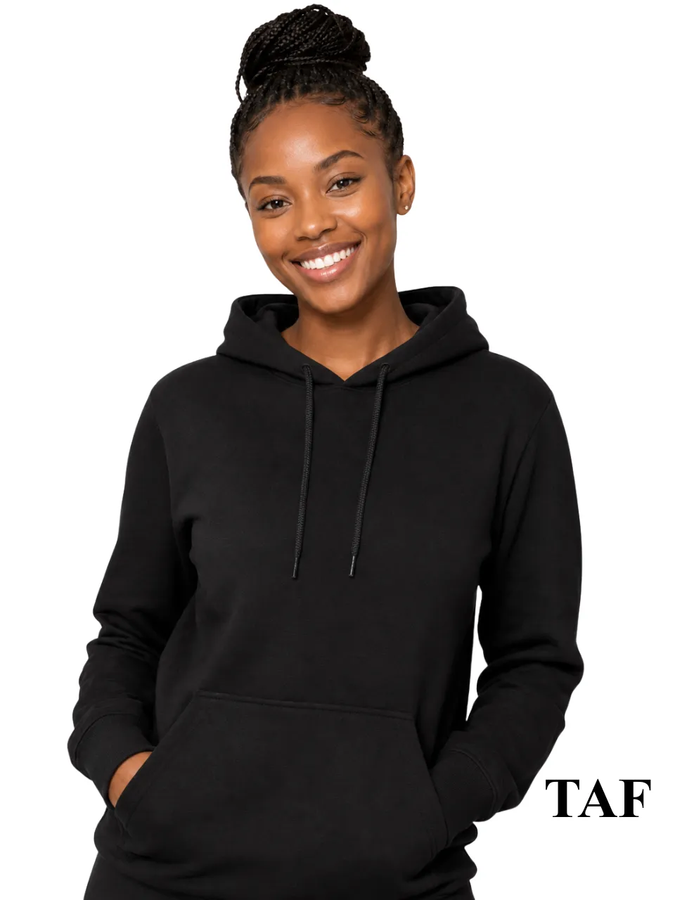 300g Black Heavy Hoodie TAF