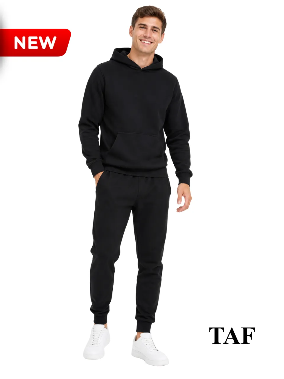 300g TAF Black Tracksuit