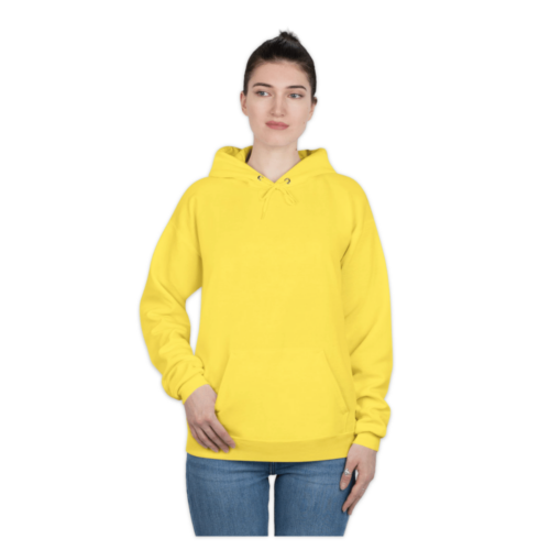 Yellow Polycotton Hoodies