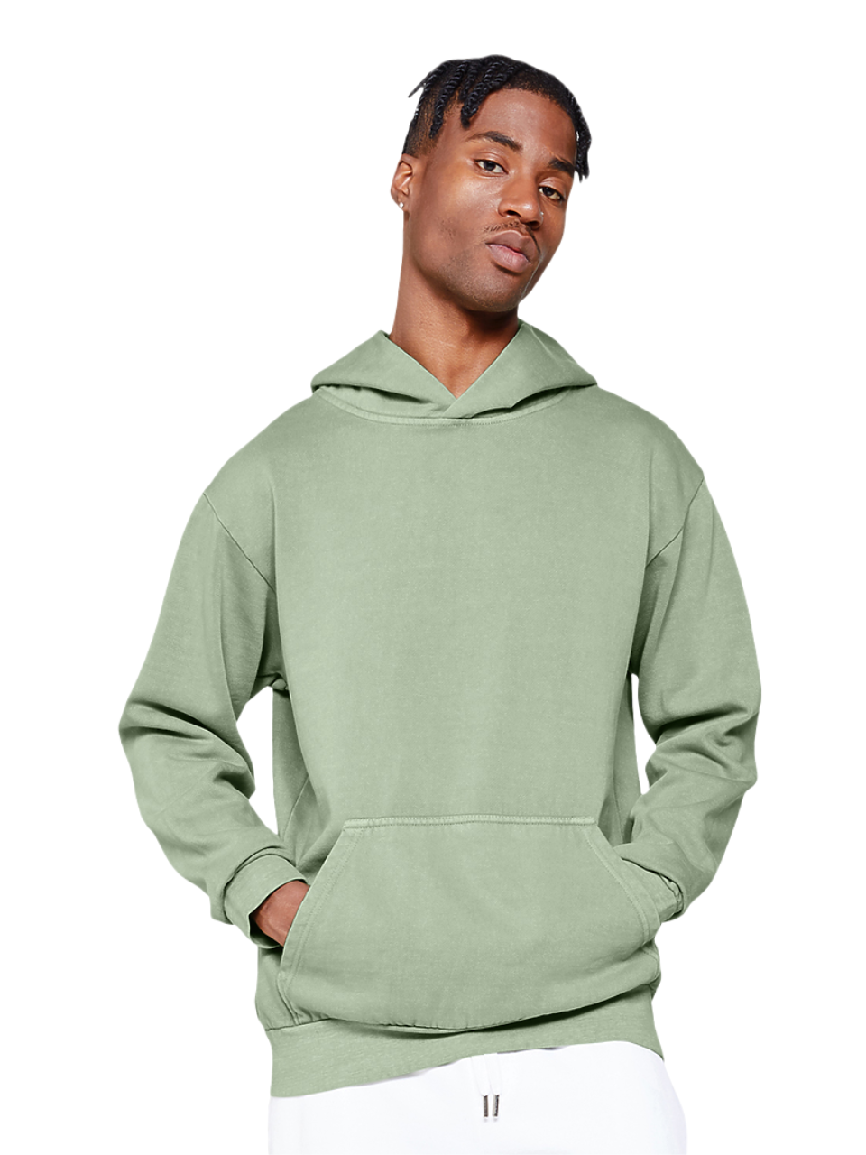 340G Sage Urban Heavy Hoodie Lane Seven